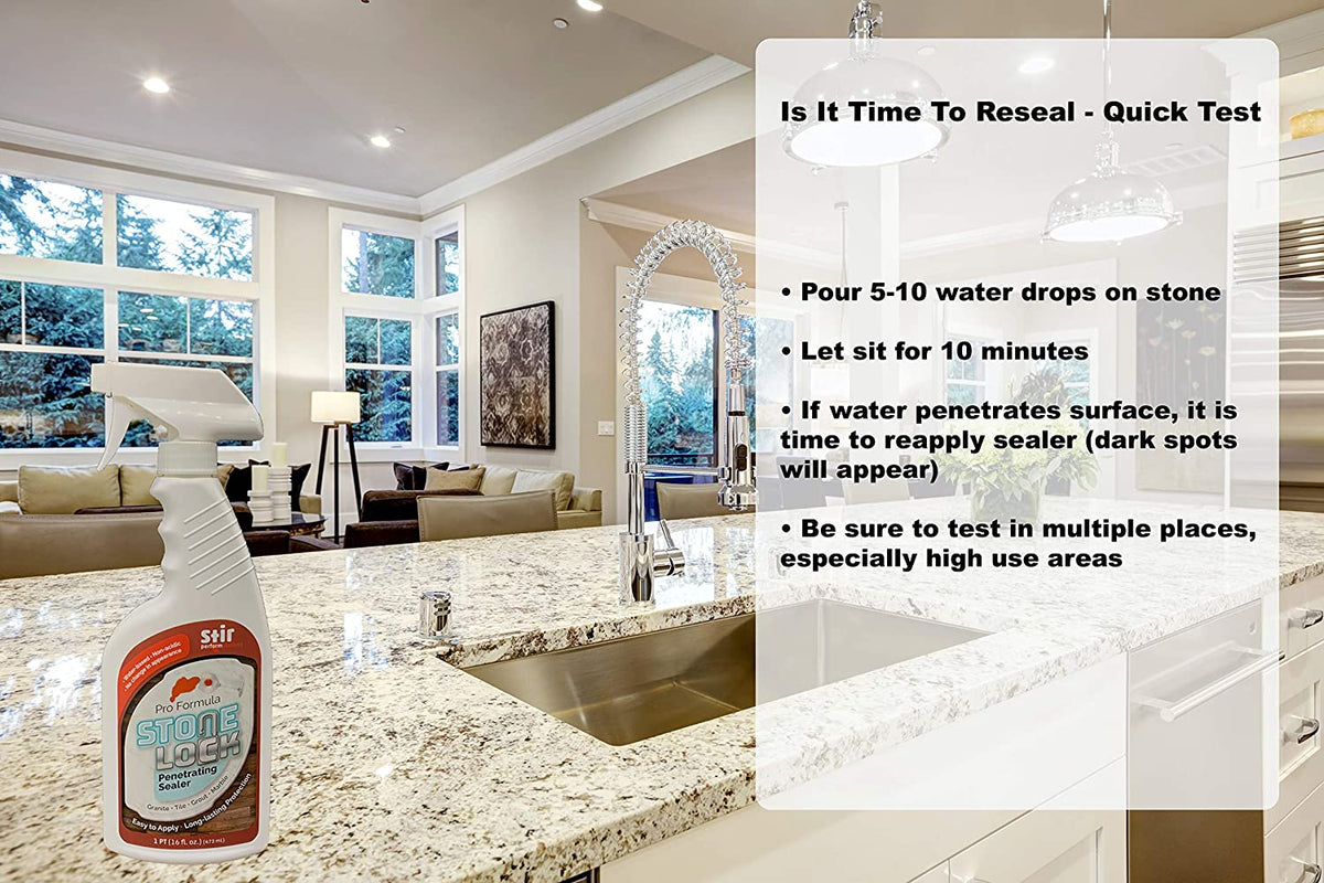 StoneLock Granite Sealer and Protector (16oz) Stir Technologies